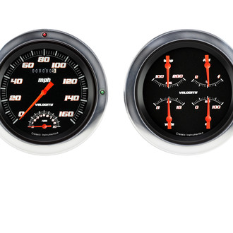 Classic Instruments® - Velocity Black Series Custom Gauge Set