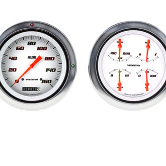 Classic Instruments® - Velocity White Series Custom Gauge Set