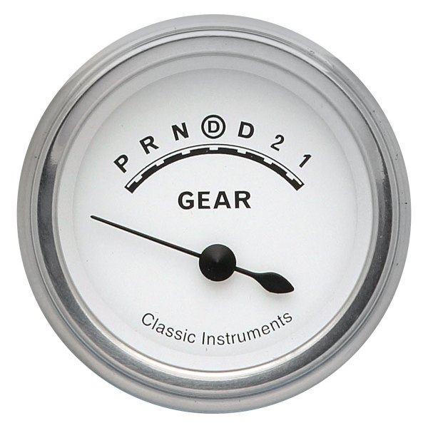 Classic Instruments® - Classic White Series 2-1/8" Gear Position Indicator