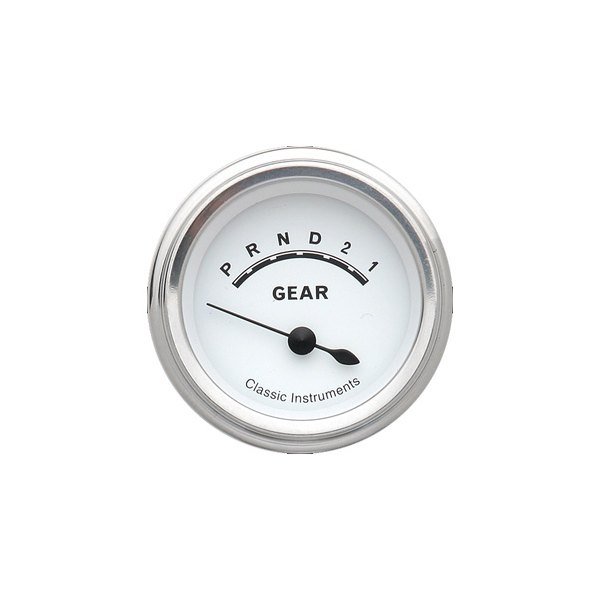 Classic Instruments® - Classic White Series 2-1/8" Gear Position Indicator