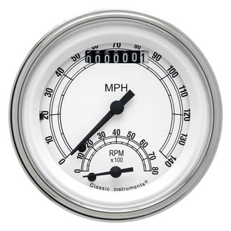 Classic Instruments® - Classic Series Speedtachular, 140 MPH, 8,000 RPM