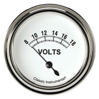 Classic Instruments® - Classic Series Voltmeter, 8-18 V