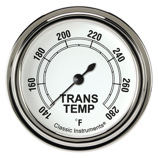 Classic Instruments® - Classic White Series 2-5/8" Transmission Temperature Gauge