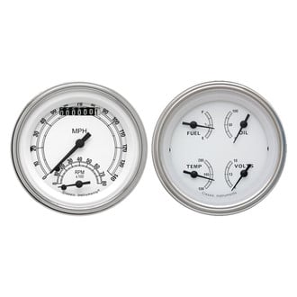 Classic Instruments® - Classic Series Custom 2-Gauge Set, 140 MPH