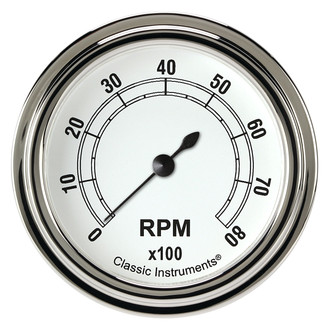 Classic Instruments® - Classic Series 2-5/8" Tachometer, 8,000 RPM