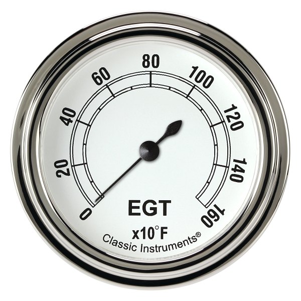 Classic Instruments® - Classic White Series 2-5/8" Exhaust Gas Temperature Gauge