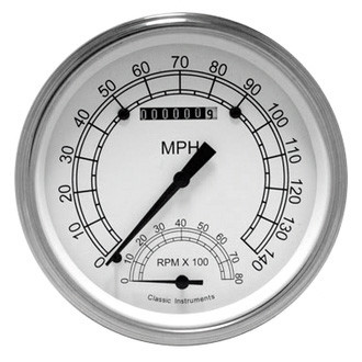 Classic Instruments® - Classic Series 4-5/8" Speedtachular, 140 MPH, 8,000 RPM