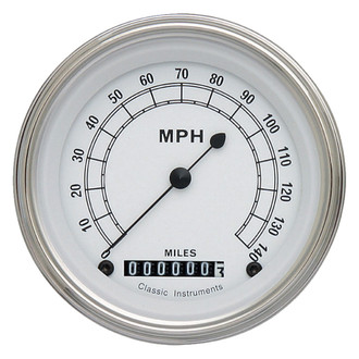 Classic Instruments® - Classic Series 3-3/8" Speedometer, 140 MPH