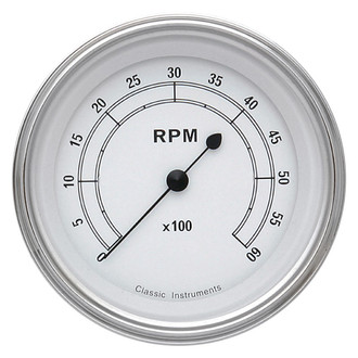 Classic Instruments® - Classic Series 3-3/8" Tachometer, 6,000 RPM