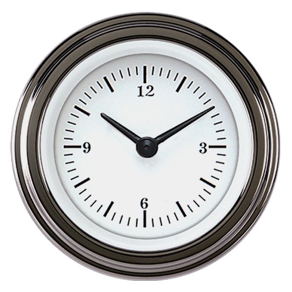Classic Instruments® - Classic White Series 2-1/8" Clock