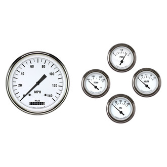 Classic Instruments® - White Hot Series Direct Fit 3-Gauge Set