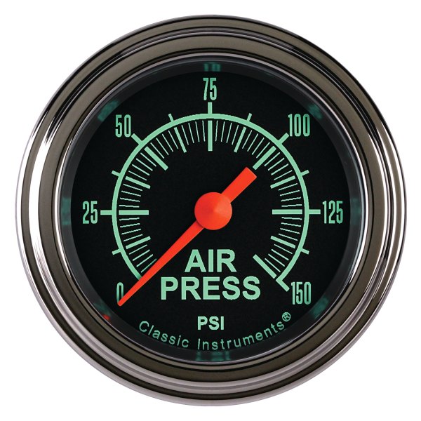 Classic Instruments® - G-Stock Series 2-1/8" Air Pressure Gauge, 150 psi