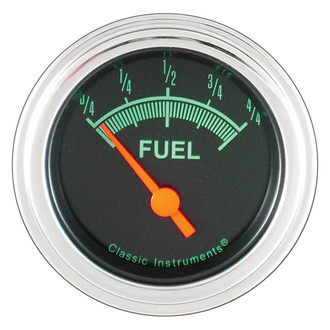 Classic Instruments® - G-Stock Series 2-1/8" Fuel Level Gauge, 75-10