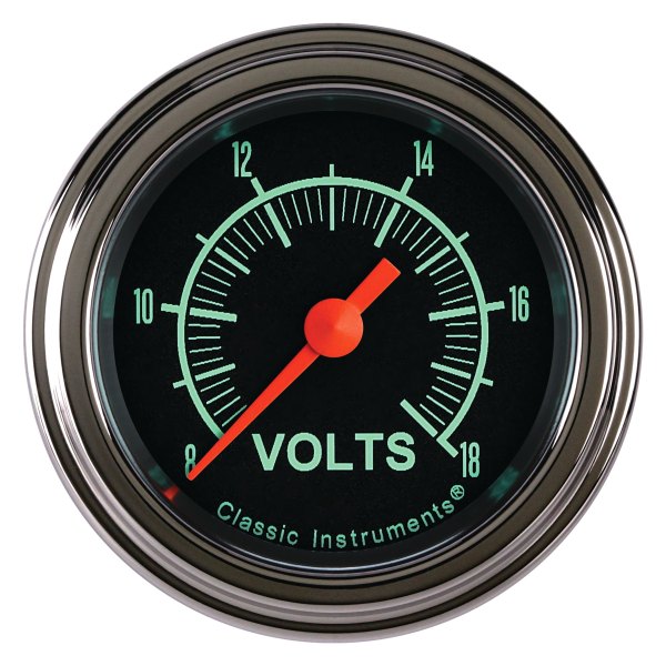 Classic Instruments® - G-Stock Series 2-1/8" Voltmeter, 8-18 V