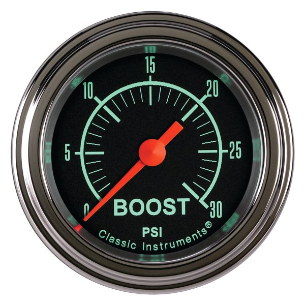 Classic Instruments® - G-Stock Series 2-1/8" Boost Gauge, 30 psi