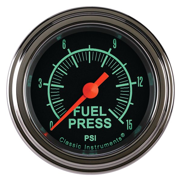 Classic Instruments® - G-Stock Series 2-1/8" Fuel Pressure Gauge, 15 psi