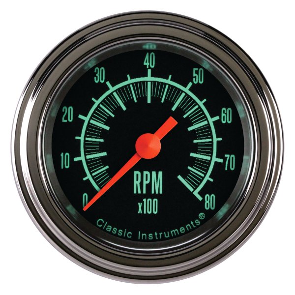 Classic Instruments® - G-Stock Series 2-1/8" Tachometer, 8,000 RPM