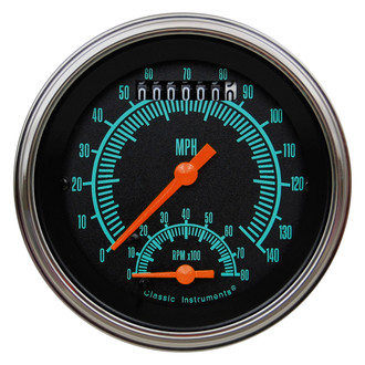 Classic Instruments® - G-Stock Series 3-3/8" Speedtachular, 140 MPH, 8,000 RPM