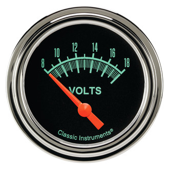 Classic Instruments® - G-Stock Series Voltmeter, 8-18 V