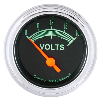 Classic Instruments® - G-Stock Series 2-1/8" Voltmeter, 8-18 V