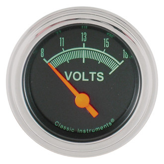 Classic Instruments® - G-Stock Series 2-1/8" Voltmeter, 8-18 V