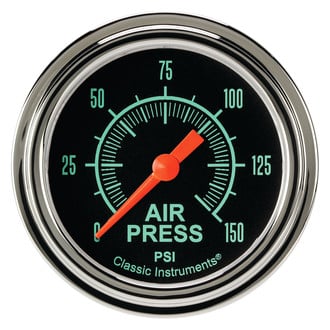 Classic Instruments® - G-Stock Series Air Pressure Gauge, 150 psi