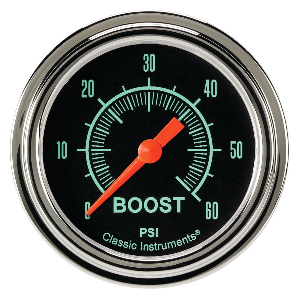 Classic Instruments® - G-Stock Series 2-5/8" Boost Gauge, 60 psi