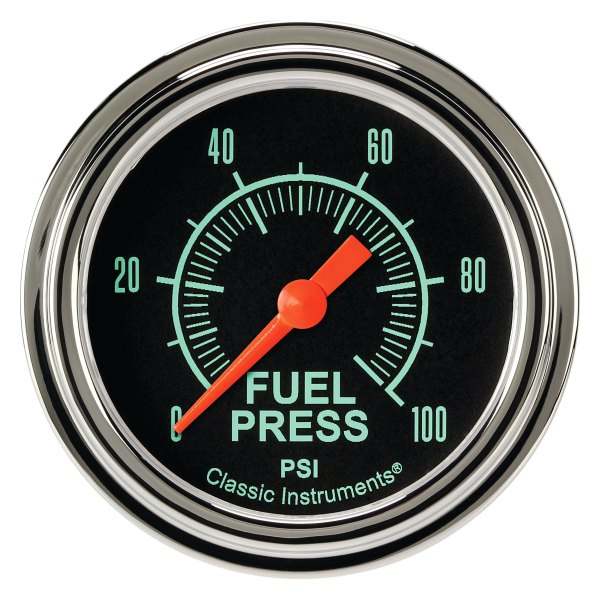 Classic Instruments® - G-Stock Series 2-5/8" Fuel Pressure Gauge, 100 psi