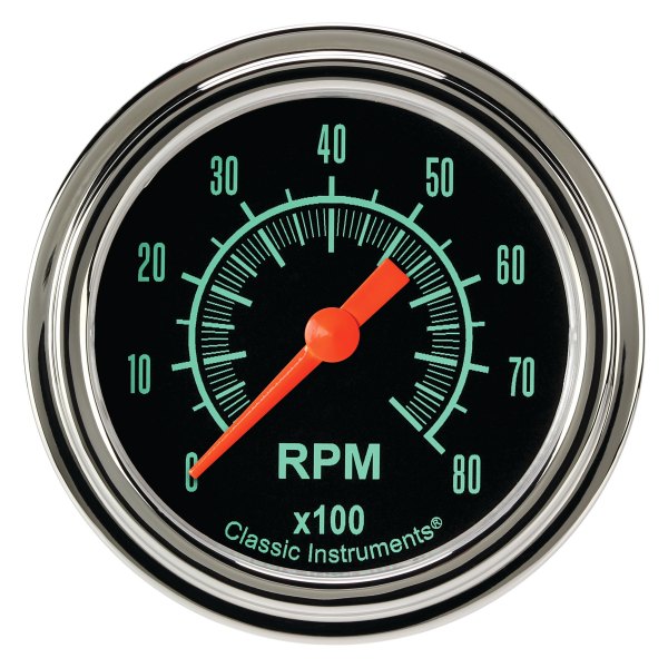 Classic Instruments® - G-Stock Series 2-5/8" Tachometer, 8,000 RPM