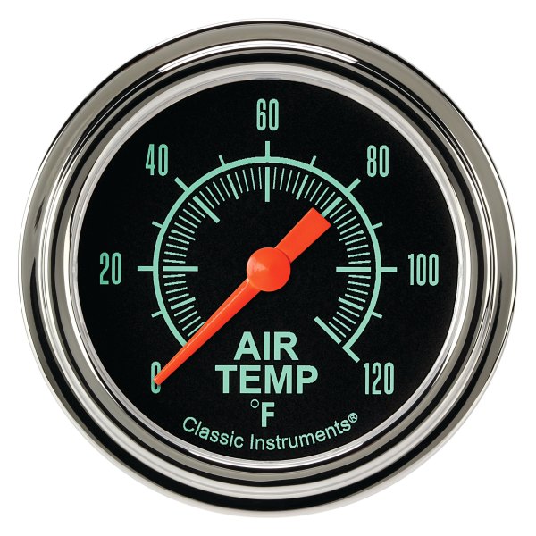 Classic Instruments® - G-Stock Series 2-5/8" Air Temperature Gauge, 120 F
