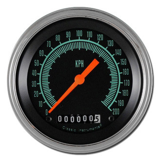 Classic Instruments® - G-Stock Series 4-5/8" Speedometer, 200 KPH