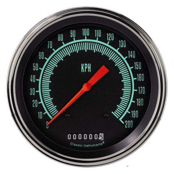Classic Instruments® - G-Stock Series 4-5/8" Speedometer, 200 KPH