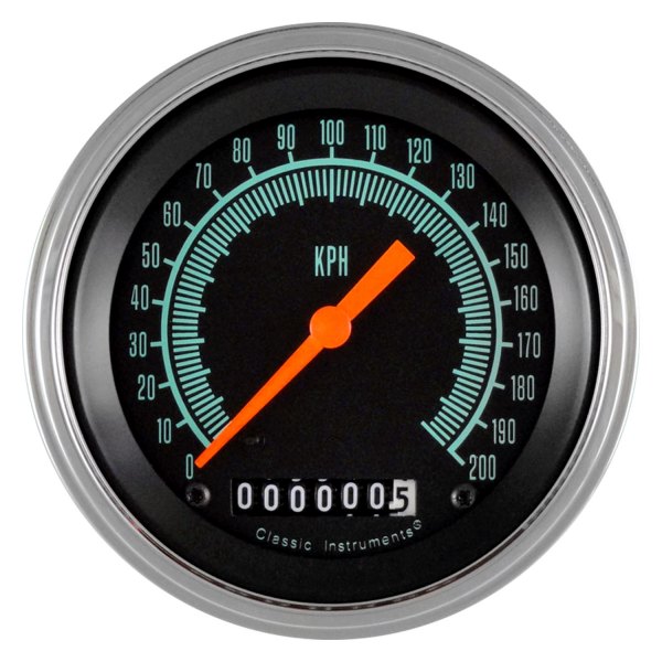 Classic Instruments® - G-Stock Series 3-3/8" Speedometer, 200 KPH