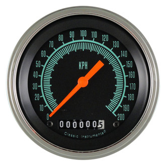 Classic Instruments® - G-Stock Series 3-3/8" Speedometer, 200 KPH