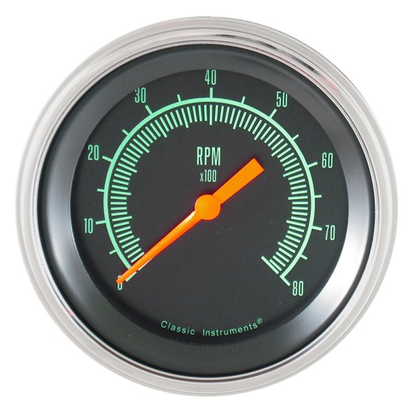 Classic Instruments® - G-Stock Series 3-3/8" Tachometer, 8,000 RPM