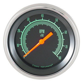 Classic Instruments® - G-Stock Series 3-3/8" Tachometer, 8,000 RPM