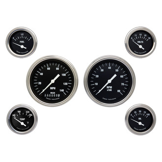 Classic Instruments® - Hot Rod Series 3-3/8" Custom 6-Gauge Set