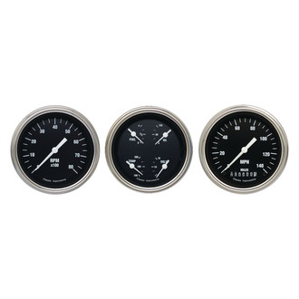 Classic Instruments® - Hot Rod Series 3-3/8" Custom 3-Gauge Set