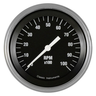 Classic Instruments® - Hot Rod Series 3-3/8" Tachometer, 10,000 RPM
