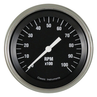 Classic Instruments® - Hot Rod Series 3-3/8" Tachometer, 10,000 RPM