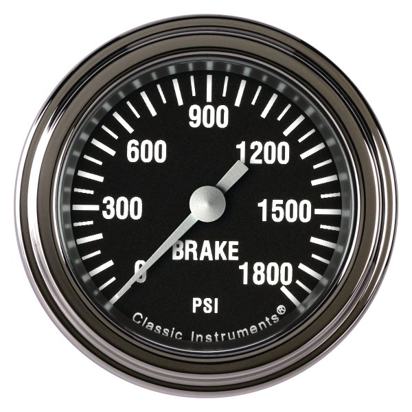 Classic Instruments® - Hot Rod Series 2-1/8" Brake Pressure Gauge, 1800 psi