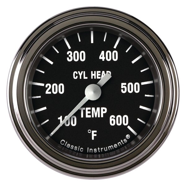 Classic Instruments® - Hot Rod Series 2-1/8" Cylinder Head Temperature Gauge, 100-600 F