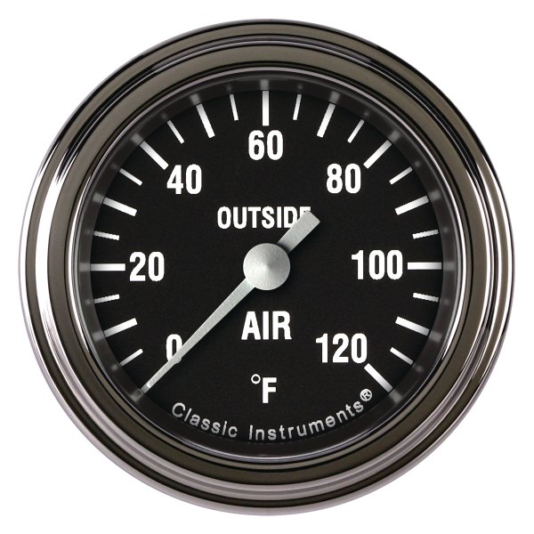 Classic Instruments® - Hot Rod Series 2-1/8" Air Temperature Gauge, 120 F