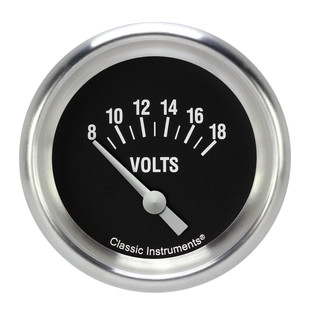 Classic Instruments® - Hot Rod Series 2-5/8" Voltmeter, 8-18 V