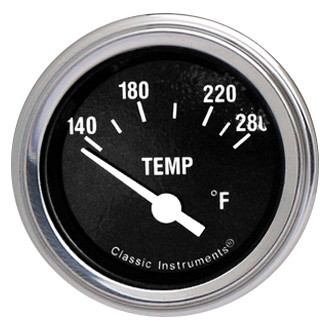 Classic Instruments® - Hot Rod Series 2-1/8" Water Temperature Gauge
