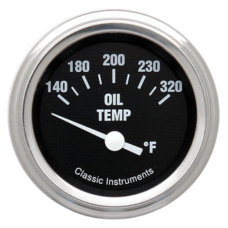 Classic Instruments® - Hot Rod Series 2-1/8" Oil Temperature Gauge