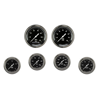 Classic Instruments® - Hot Rod Series 3-3/8" Custom 6-Gauge Set
