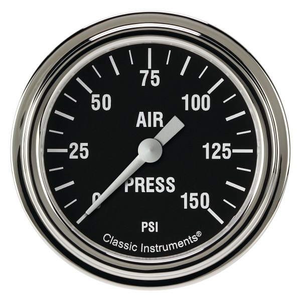 Classic Instruments® - Hot Rod Series 2-5/8" Air Pressure Gauge, 150 psi