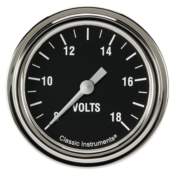 Classic Instruments® - Hot Rod Series 2-5/8" Voltmeter, 8-18 V