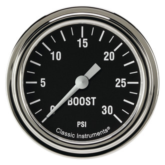 Classic Instruments® - Hot Rod Series 2-5/8" Boost Gauge, 30 psi